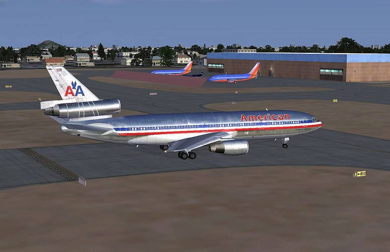 Chicago>Phoenix.American Airlines DC-10. - Flight Simulator X Screenshots