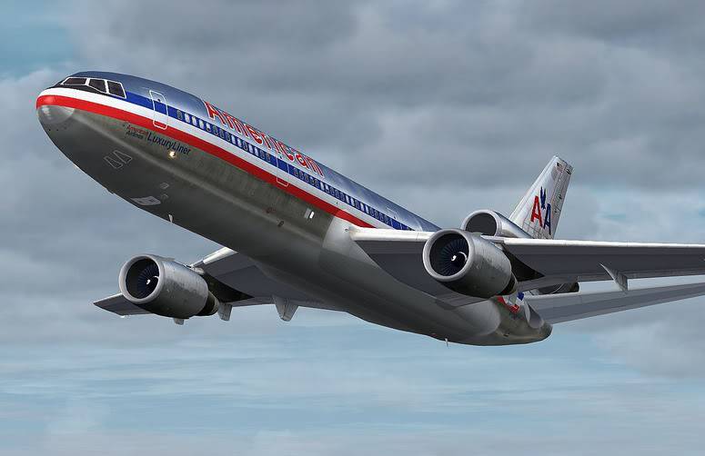 Chicago>Phoenix.American Airlines DC-10.