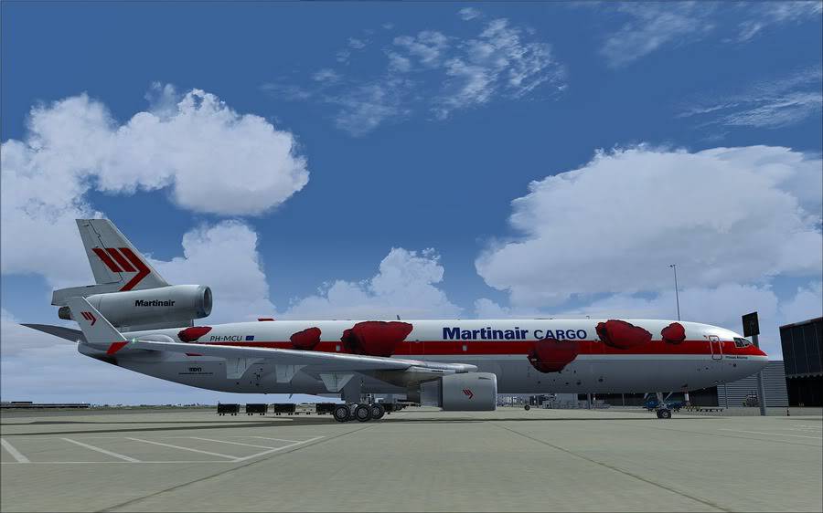 [FS9] PMDG MD11F Martinair Cargo (EHAM-KORD) part 1